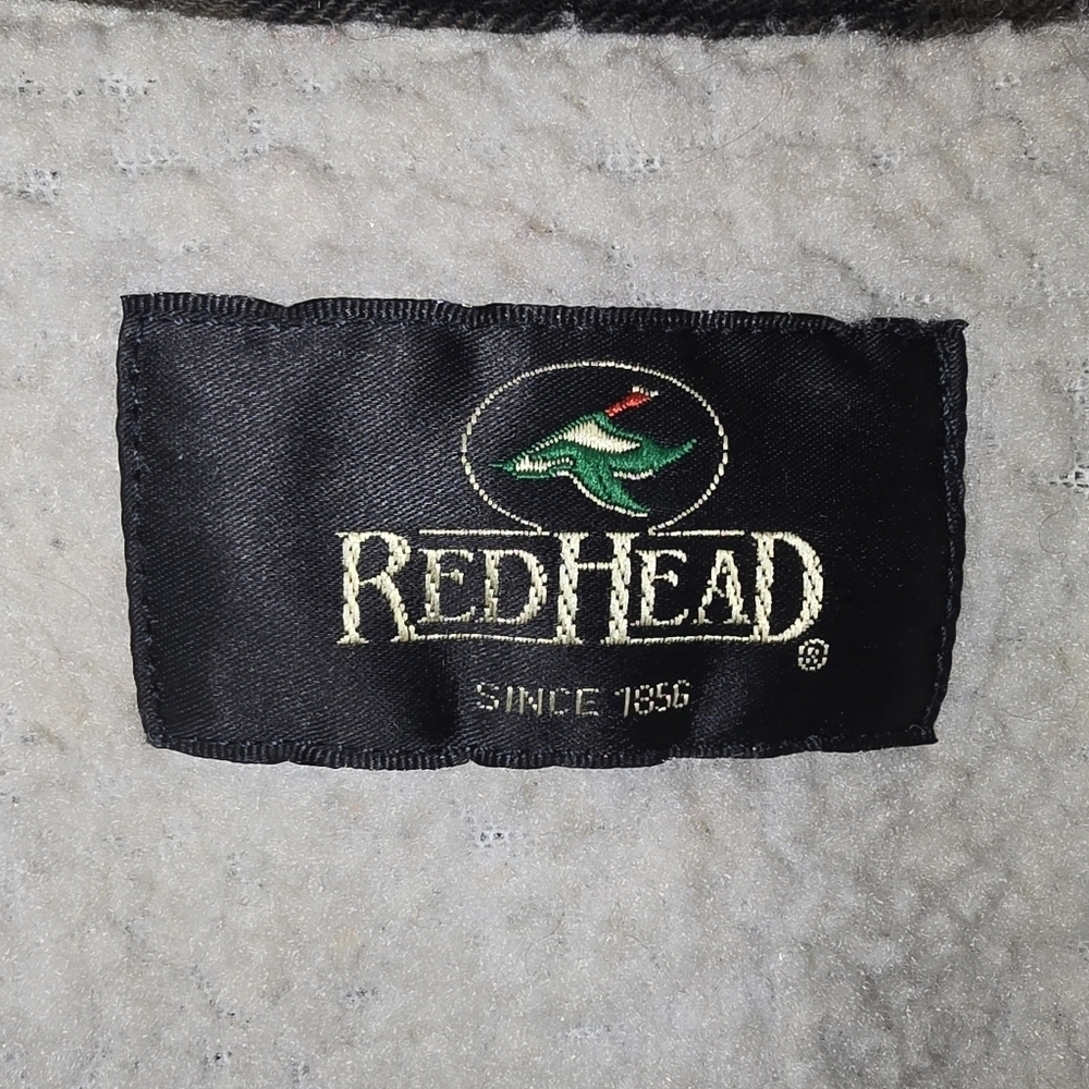 Redhead Green Buffalo Plaid Style Sherpa Lined Shirt Jacket Shaket Men's XL - Picture 5 of 8